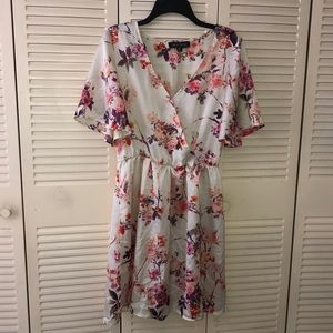 Girls on Film Floral Dress